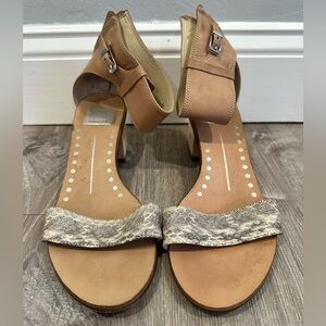 Dolce Vita snake print heels